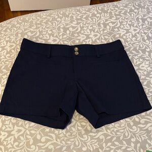 Lilly Pulitzer Navy High Waist Women's Shorts